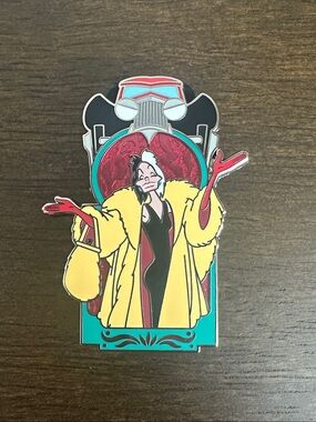 Cruella De Vil 101 Dalmatians Disney Villains Mystery Pin